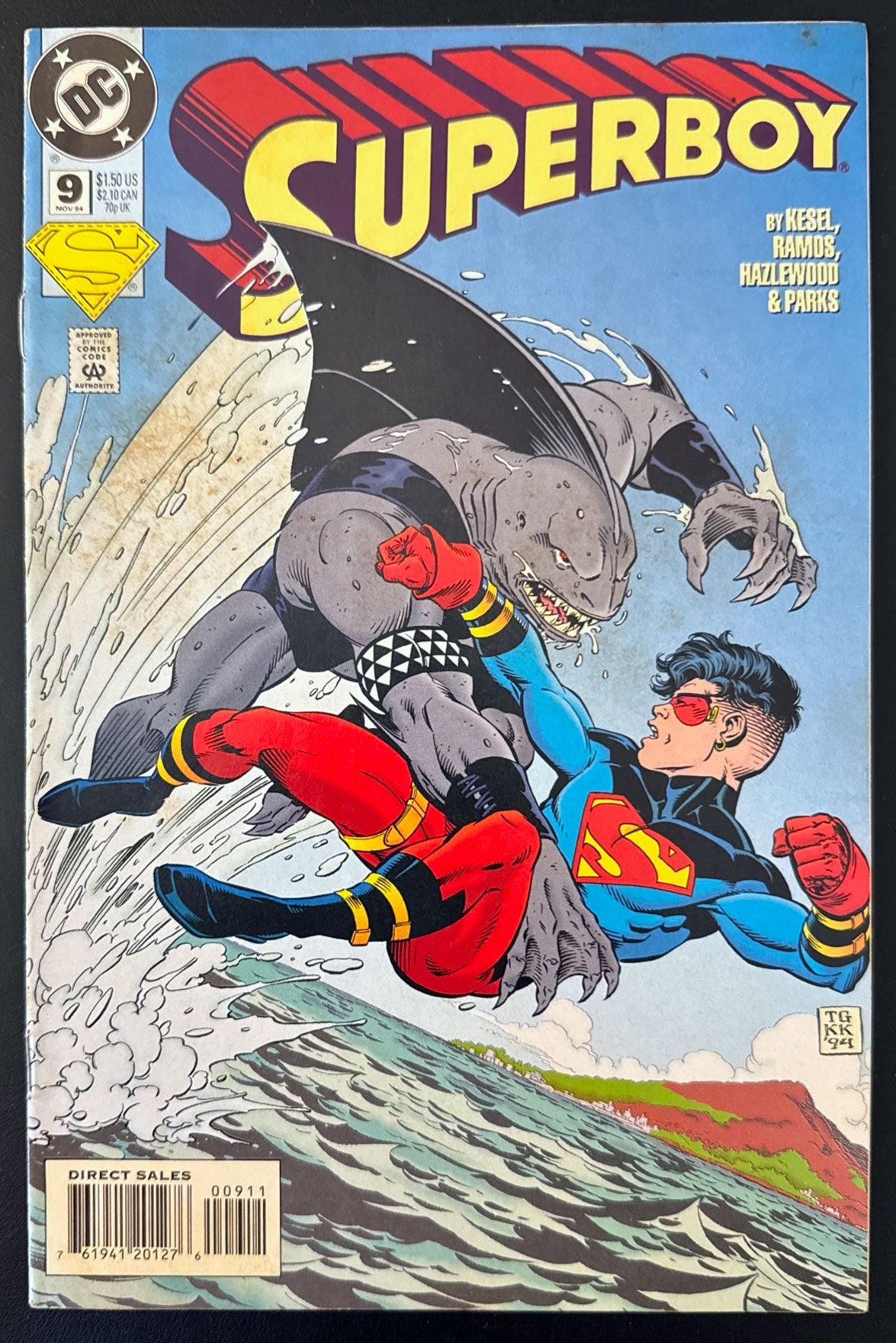 Superboy Vol. 3 #9 (1994)  - 1st appearance of King Shark