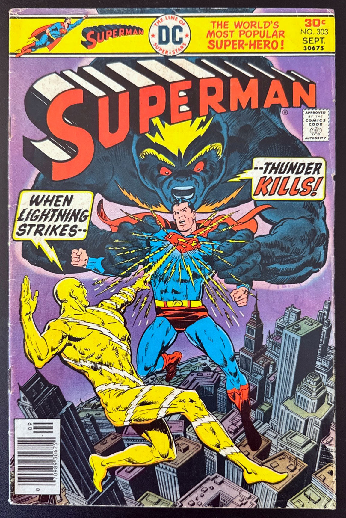 Superman Vol. 1 #303 (1976)  - 1st appearance of Thunder and Lightning