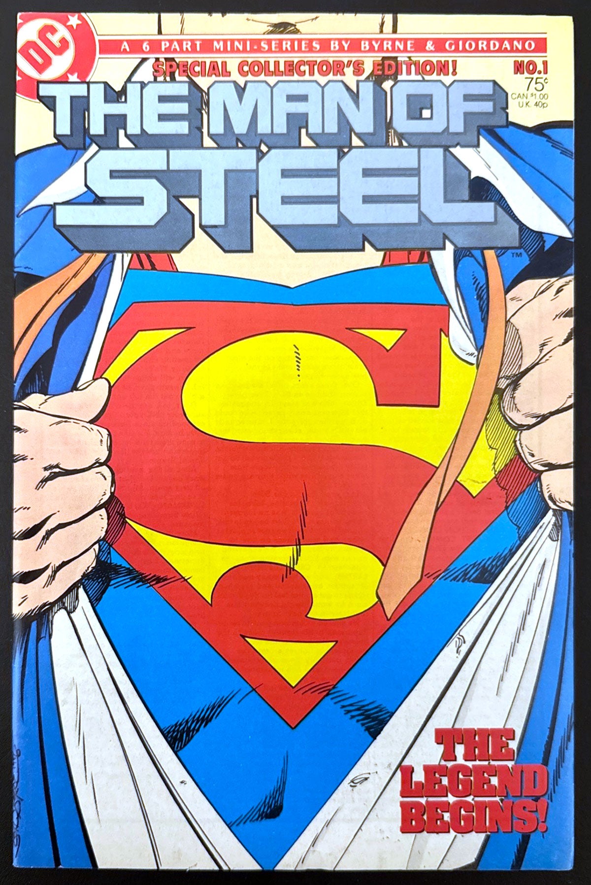 The Man of Steel Vol. 1 #1 (1986)  
