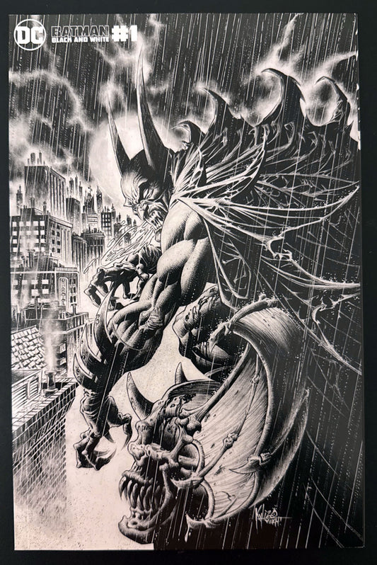 Batman: Black &amp; White Vol. 3 #1 (2021) - Kyle Hotz minimalist variant 