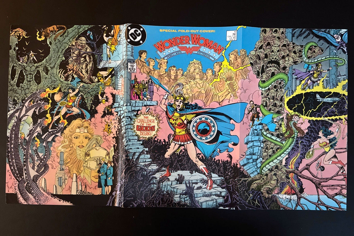 Wonder Woman Vol. 2 #10 (1987) - fold out cover!