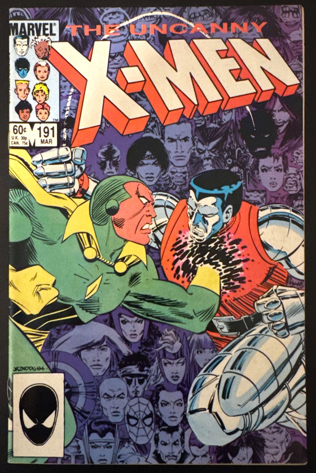 The Uncanny X-Men Vol. 1 #191 (1985)  - 1st appearance of Nimrod