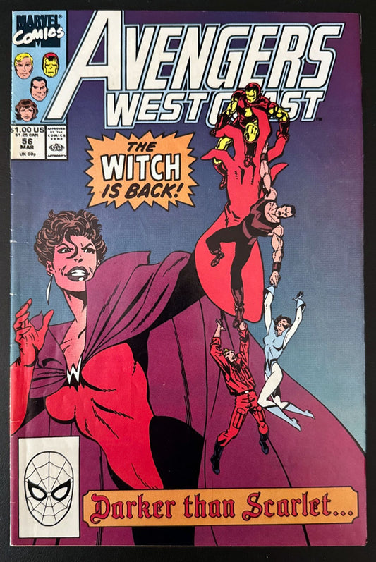 Avengers West Coast Vol. 2 #56 (1990)  